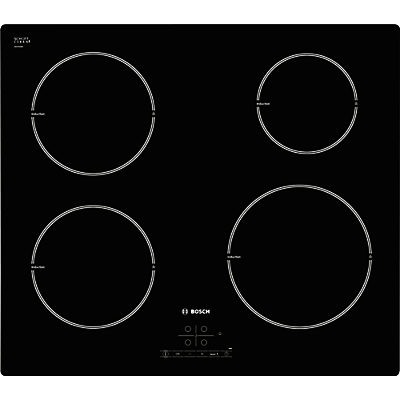 Bosch Series 4 PIE611B17E Induction Hob, Black Glass Bosch Series 4 PIE611B17E Induction Hob, Black Glass